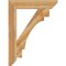 Ekena Millwork Merced Slat Rough Sawn Bracket, Western Red Cedar, 6"W x 36"D x 48"H BKT06X36X48MRC06RWR - alternate 3